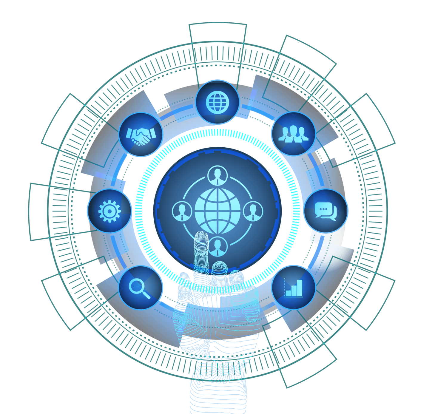 Finpage core values: putting customers first, fostering teamwork, driving innovation, and upholding integrity in financial technology for NBFCs and MFIs